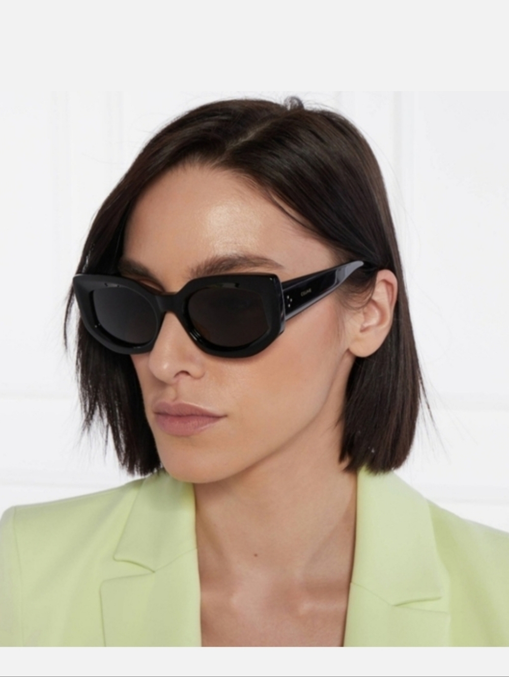 CELINE 3 Dots Cat Eye Sunglasses Authetic